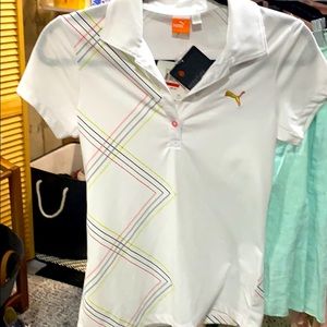 Brand new puma sport shirt collared